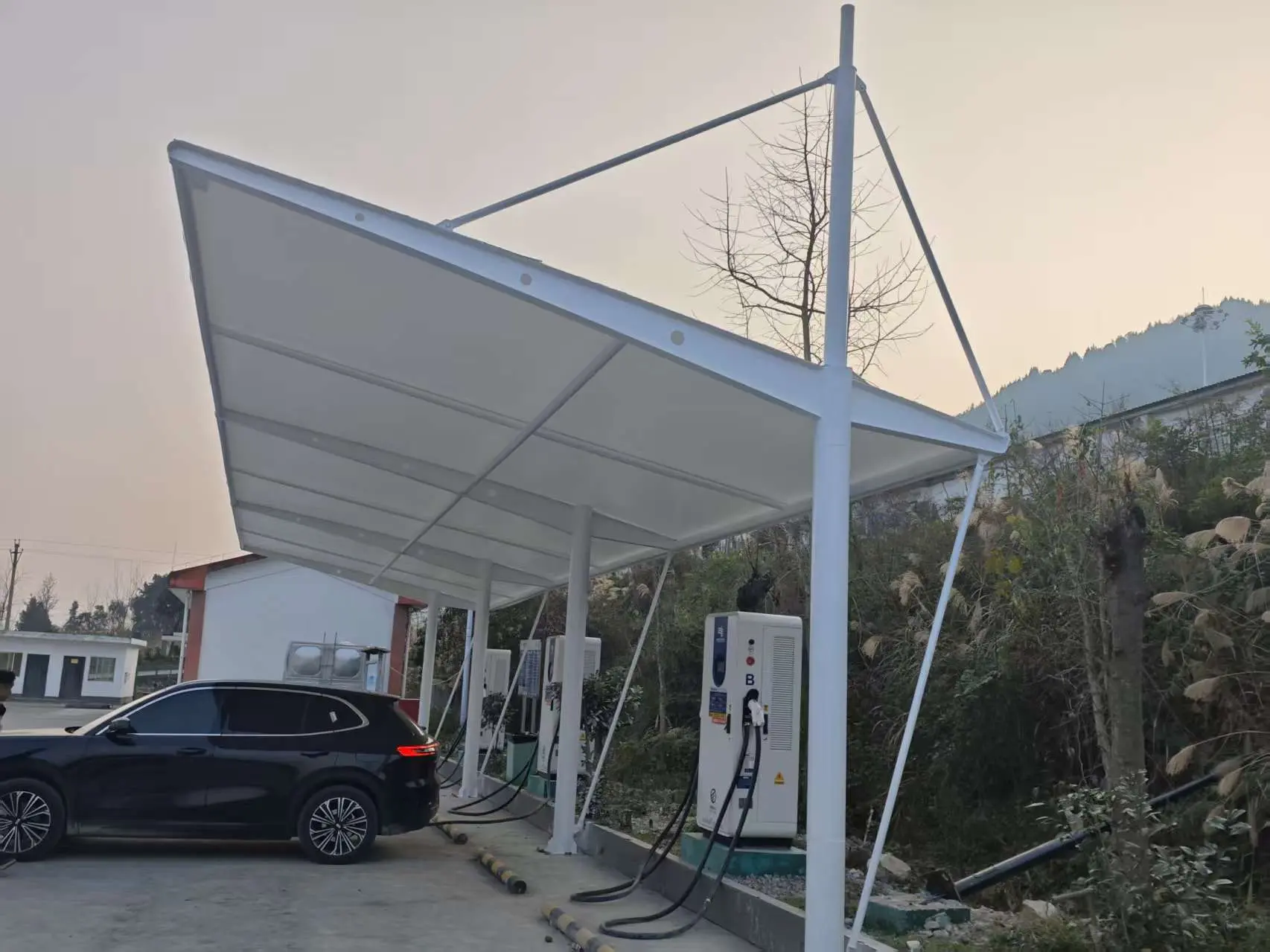 贵州六枝特膜结构停车棚怎么选不踩坑?本地源头工厂详解选材与报价